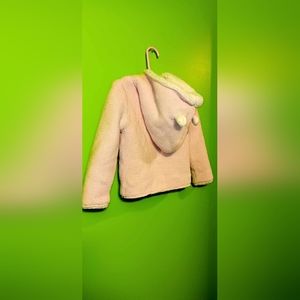 Carters baby sherpa lined hooded jacket size 24M